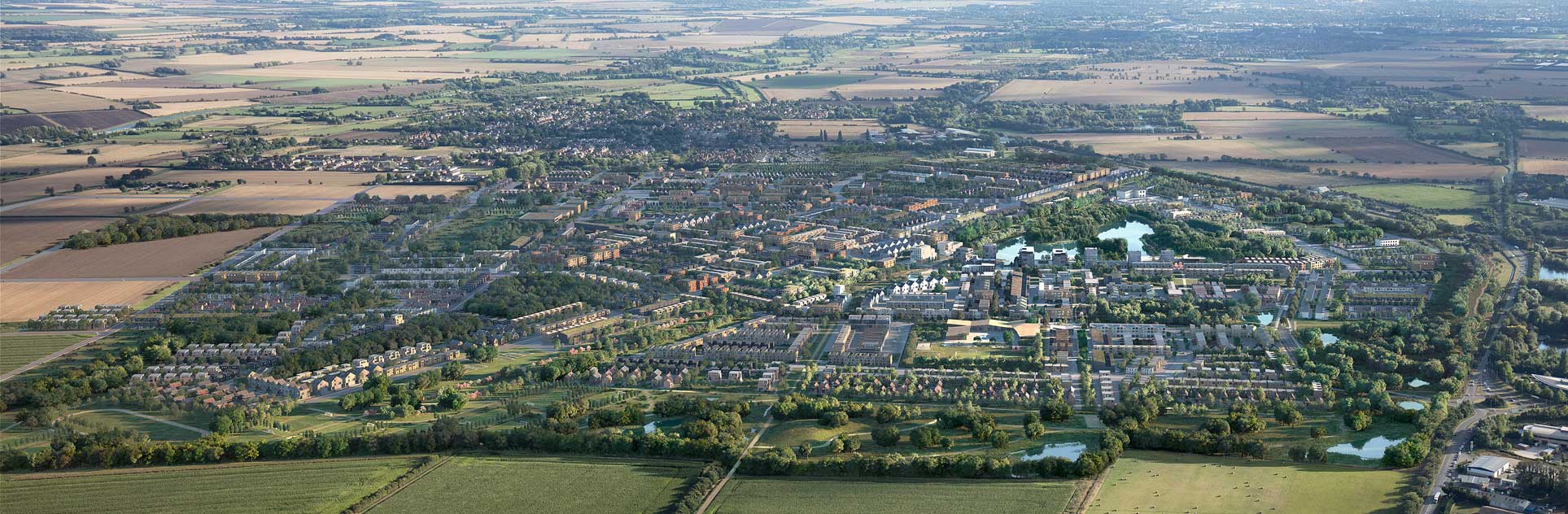 Waterbeach Barracks vision from the air